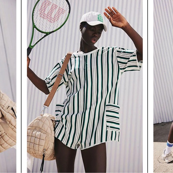 FP Movement by Free People Pants - NWOT Free People FP Movement Hot Shot Printer Tee Romper (size S)